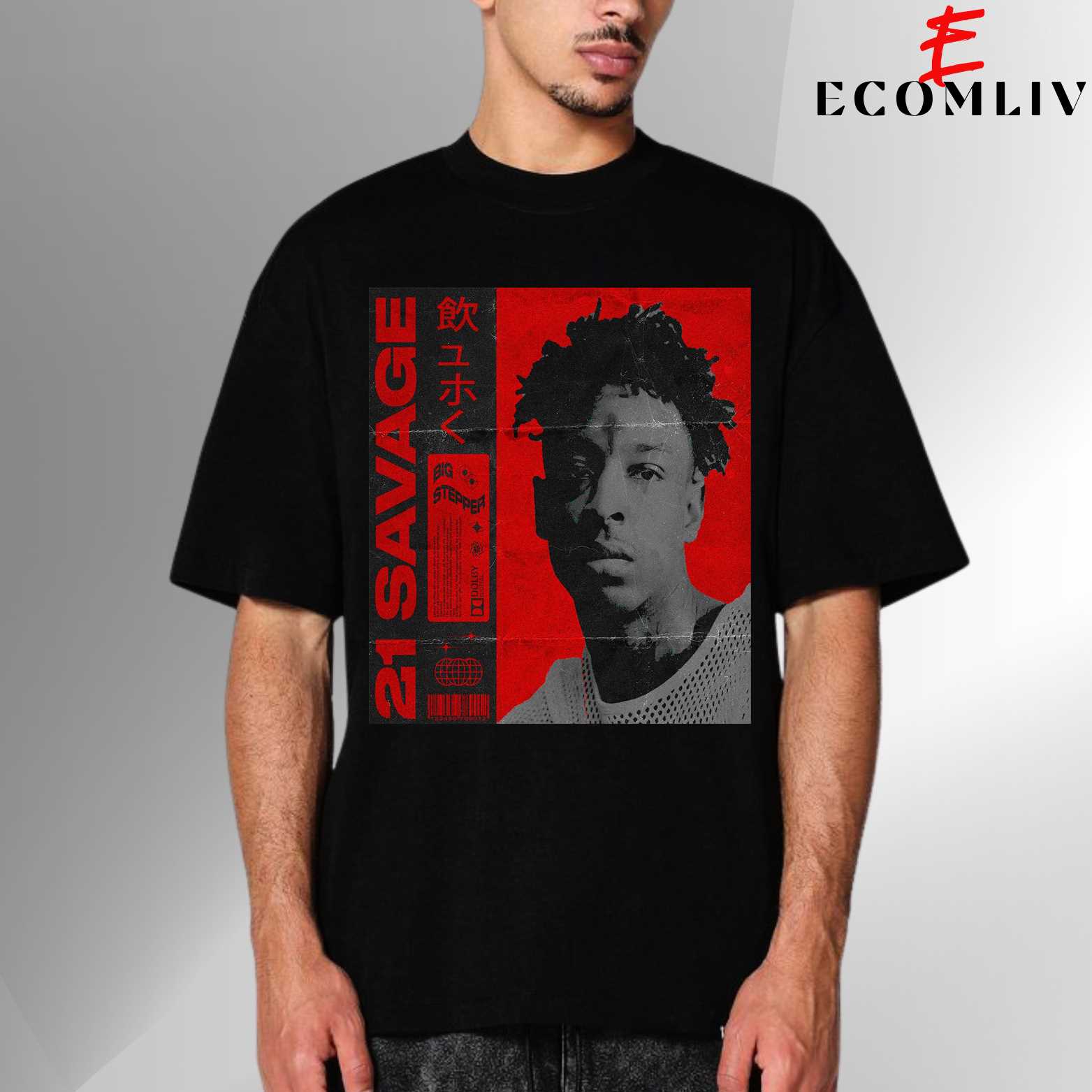 Retro 21 Savage Merch T-Shirt, Vintage Hip Hop Streetwear Tee